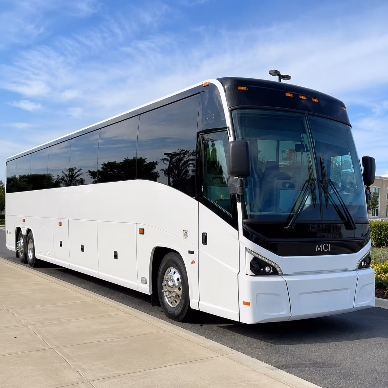 employee shuttle buses for chevron and marina bay district companies