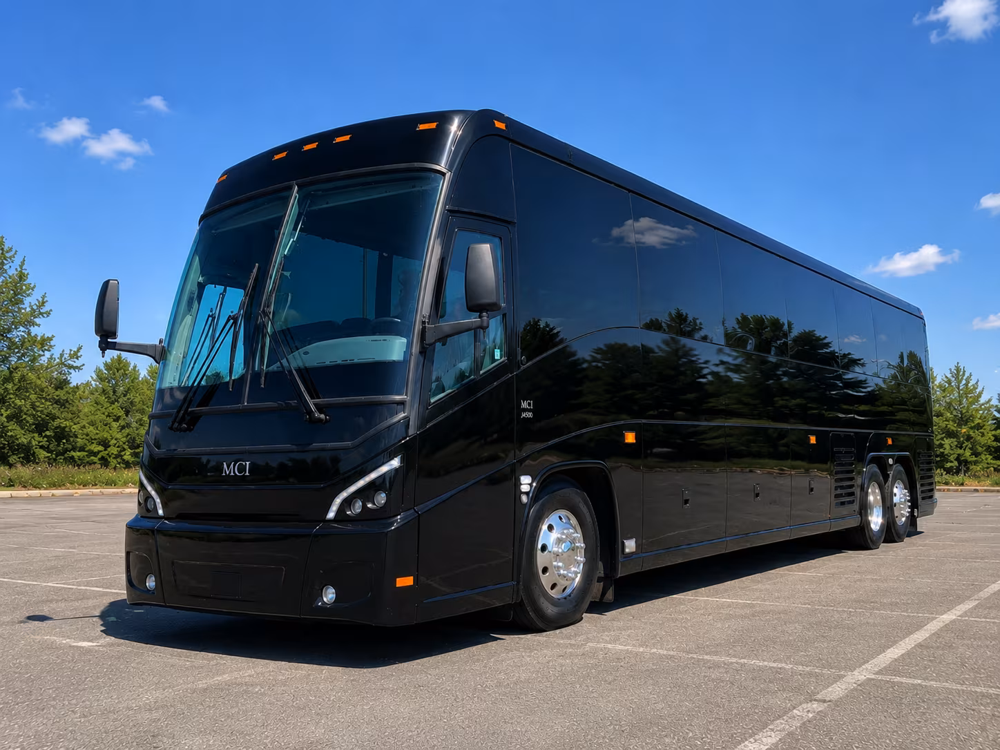 richmond charter bus rental exterior