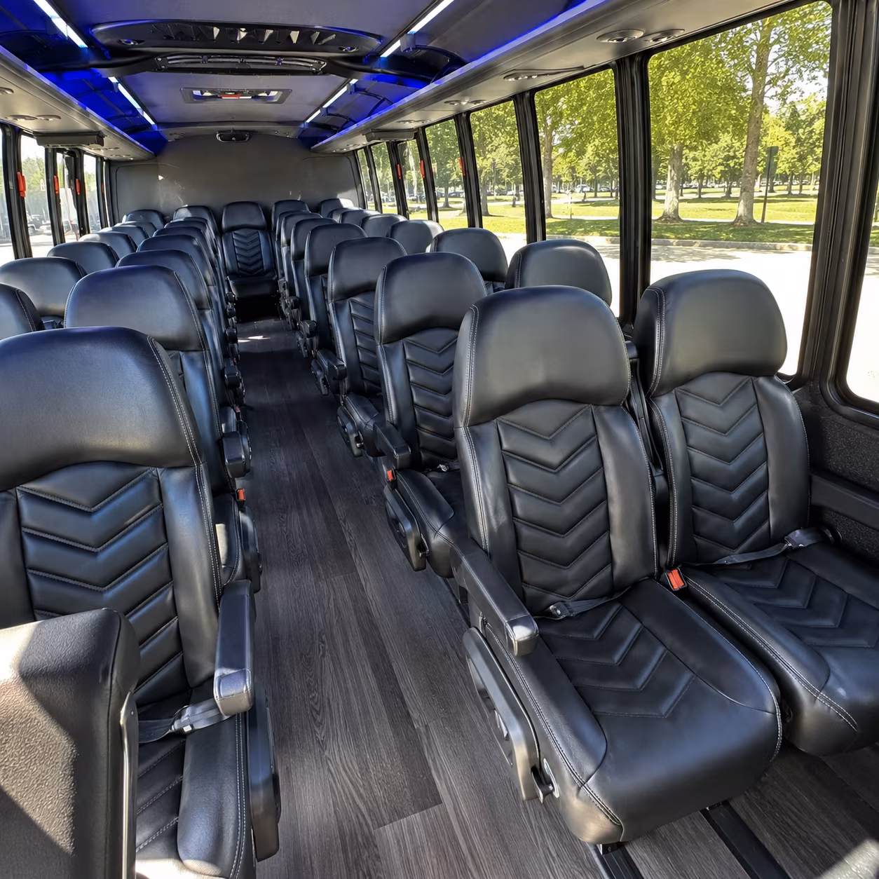 richmond corporate event transportation onboard seating